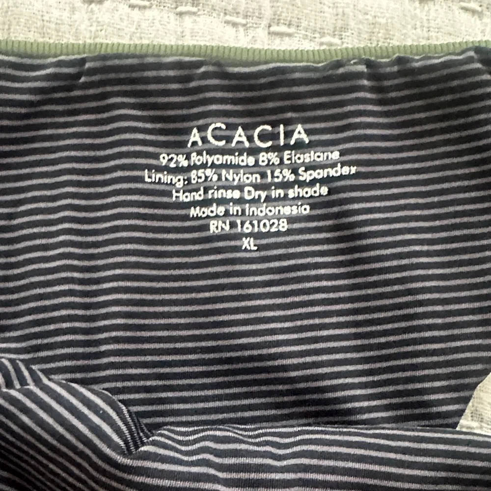 Acacia Swimwear Hunter Green Ribbed Ho’okipa Bikini Bottom - Picture 2 of 2